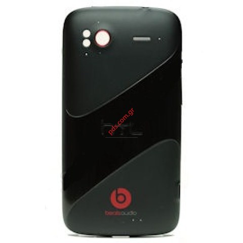 Γνήσιο πίσω καπάκι μπαταρίας HTC Sensation XE Black με εξαρτήματα
