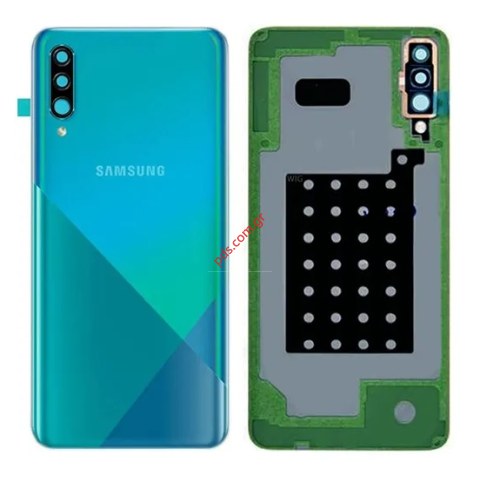 Γνήσιο πίσω καπάκι μπαταρίας Samsung A307F Galaxy A30s σε πράσινο χρώμα Blister