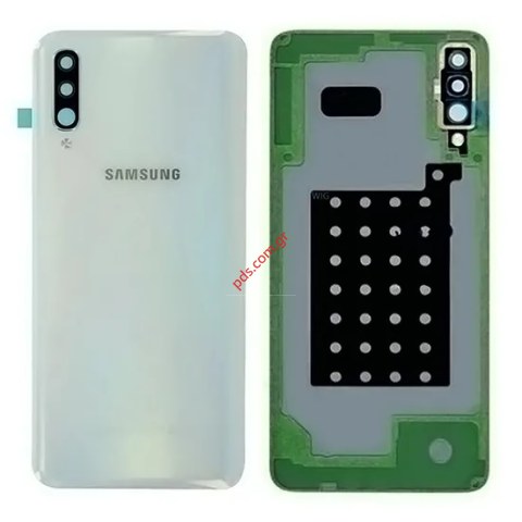 Γνήσιο πίσω καπάκι μπαταρίας Samsung A307F Galaxy A30s White σε λευκό χρώμα Blister