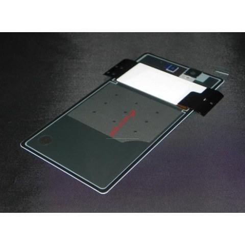 Γνήσιο πίσω καπάκι μπαταρίας Sony Xperia Z C6603 White πλαίσιο σε λευκό χρώμα και το τζάμι