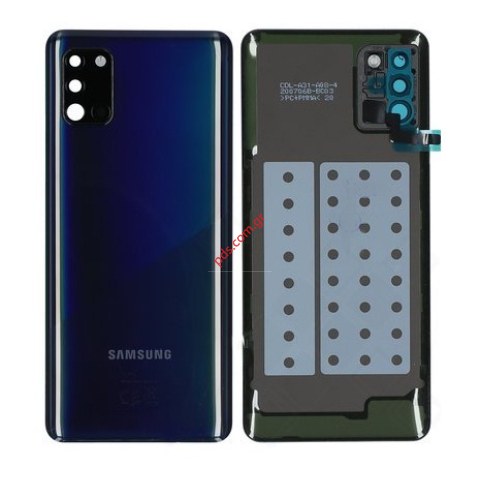 Γνήσιο πίσω καπάκι Samsung Galaxy A31 (A315F) Black Back cover μπαταρία σε μαύρο χρώμα