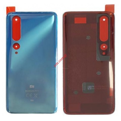 Γνήσιο πίσω καπάκι Xiaomi Mi 10 5G (M2001J2G) Green Rear Back Door glass cover σε πράσινο χρώμα Box ORIGINAL