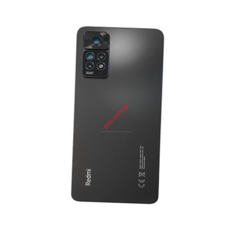Γνήσιο πίσω καπάκι Xiaomi Redmi Note 11 PRO 5G (2201116SG) Black Back battery cover σε μαύρο χρώμα Bulk