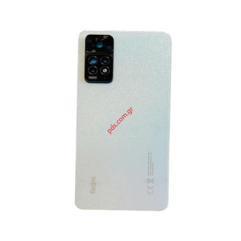 Γνήσιο πίσω καπάκι Xiaomi Redmi Note 11 PRO 5G (2201116SG) Pearl White Back battery cover σε λευκό χρώμα Bulk