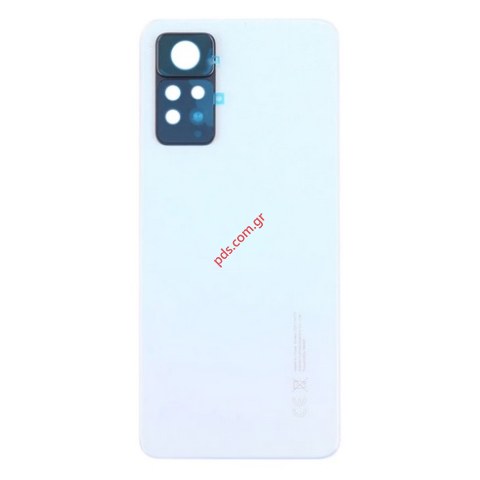 Γνήσιο πίσω καπάκι Xiaomi Redmi Note 11 PRO 5G (2201116SG) Polar White Back battery cover σε λευκό χρώμα Bulk