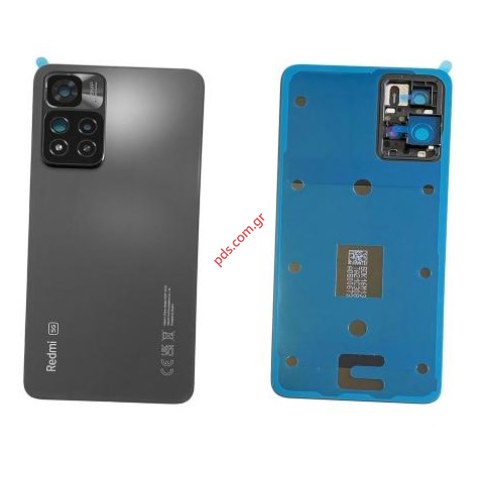 Γνήσιο πισω καπάκι Xiaomi Redmi Note 11 Pro Plus + 5G Black (21091116UC) για το μαύρο χρώμα Bulk ORIGINAL
