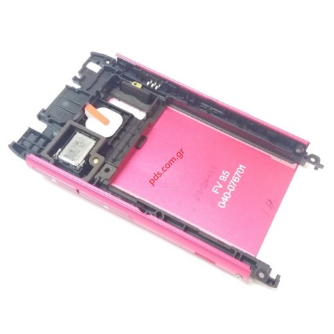 Γνήσιο πίσω πλαίσιο καπάκι κάλυμα μπαταρίας Nokia N8-00 Pink σε Ροζ χρώμα.