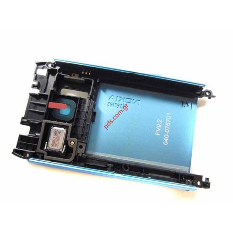 Γνήσιο πίσω πλαίσιο καπάκι μπαταρίας Nokia N8-00 Blue σε Μπλέ χρώμα (ΕΞΑΝΤΛΗΘΗΚΑΝ)