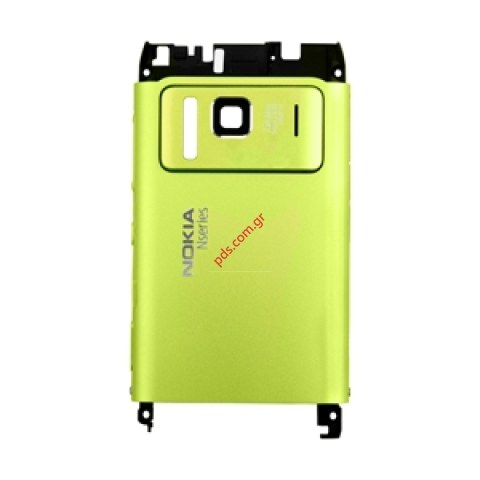Γνήσιο πίσω πλαίσιο καπάκι μπαταρίας Nokia N8-00 σε πράσινο χρώμα Lime Green. Γνήσιο πίσω πλαίσιο καπάκι μπαταρίας Nokia N8-00 σε πράσινο χρώμα Lime Green.