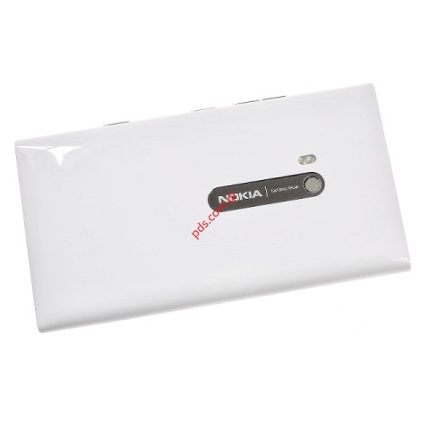 Γνήσιο πίσω πλαίσιο καπάκι μπαταρίας Nokia N9-00 complete back Body chassis σε λευκό χρώμα.