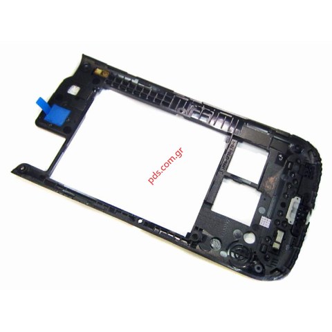 Original middle back rear cover Samsung Galaxy GT i9300 Galaxy S III in Blue color