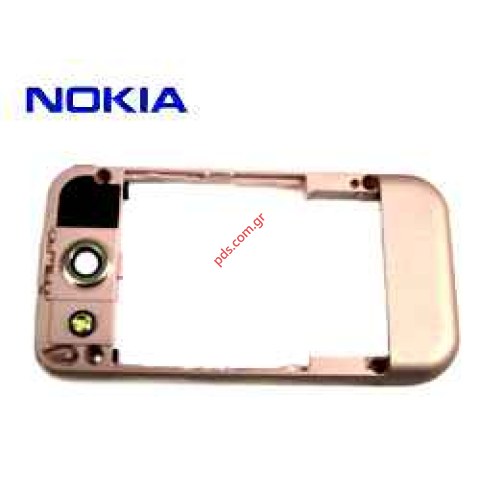 Γνήσιο πίσω πλαίσιο πρόσοψης Nokia 7390 Pink Γνήσιο πίσω πλαίσιο πρόσοψης Nokia 7390 Pink
