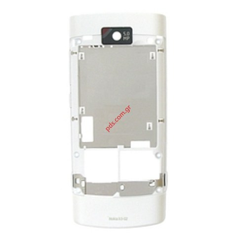 Γνήσιο πίσω πλαίσιο πρόσοψης Nokia X3-02 White Γνήσιο πίσω πλαίσιο πρόσοψης Nokia X3-02 White