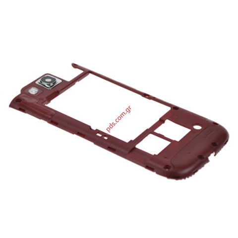 Γνήσιο πίσω πλαίσιο πρόσοψης Samsung Galaxy GT i9300 Galaxy S III σε κόκκινο χρώμα Γνήσιο πίσω πλαίσιο πρόσοψης Samsung Galaxy GT i9300 Galaxy S III σε κόκκινο χρώμα