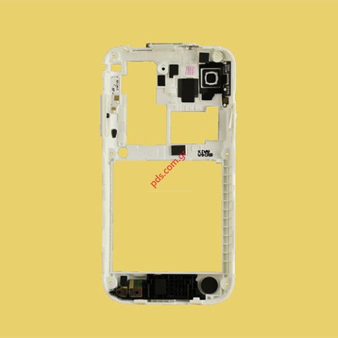 Γνήσιο πίσω πλαίσιο πρόσοψης Samsung i9000 Galaxy S σε λευκό χρώμα