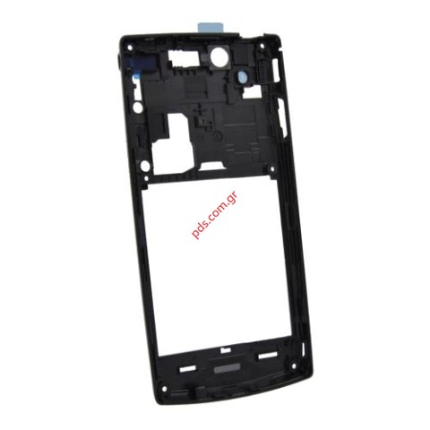 Γνήσιο πίσω πλαίσιο πρόσοψης SonyEricsson Arc Xperia LT15i, Arc S LT18i σε μαύρο χρώμα