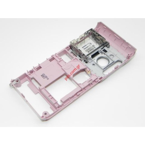 Γνήσιο πίσω πλαίσιο πρόσοψης SonyEricsson C905 Pink σε ροζ χρώμα (ORIGINAL)