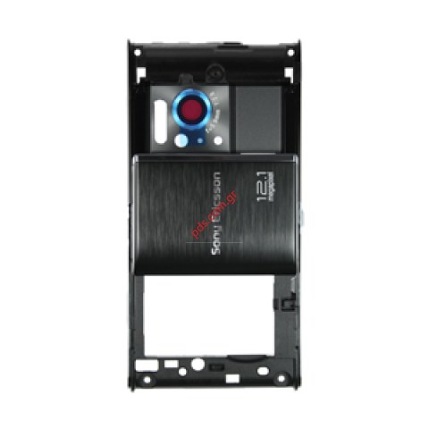 Γνήσιο πίσω πλαίσιο πρόσοψης SonyEricsson Satio U1 σε μαύρο χρώμα.