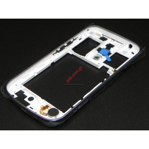 Γνήσιο πίσω πλαίσιο Samsung Galaxy S Duos S7562 Grey σε σκούρο γκρί μαύρο χρώμα