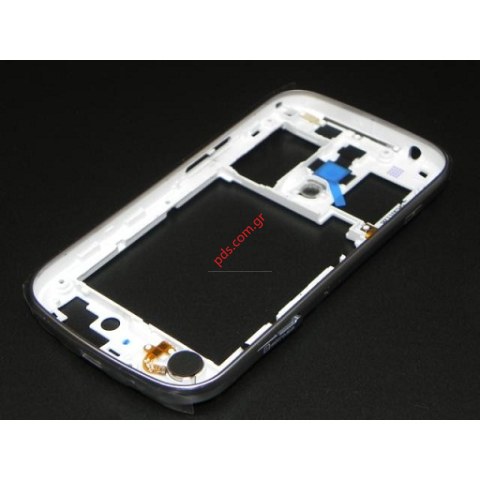 Γνήσιο πίσω πλαίσιο Samsung Galaxy S Duos S7562 White σε λευκό ασημί χρώμα