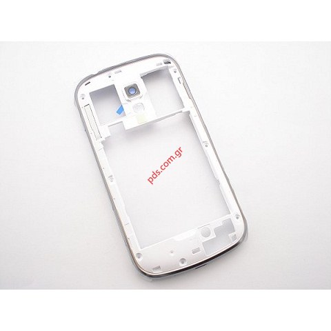Γνήσιο πίσω πλαίσιο Samsung Galaxy S Duos S7562 White σε λευκό ασημί χρώμα Γνήσιο πίσω πλαίσιο Samsung Galaxy S Duos S7562 White σε λευκό ασημί χρώμα