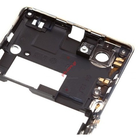 Γνήσιο πίσω πλαίσιο Sony Xperia L S36h Black σε μαύρο χρώμα