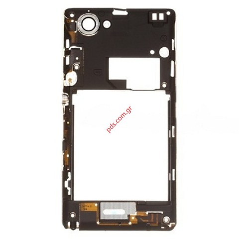 Γνήσιο πίσω πλαίσιο Sony Xperia L S36h Black σε μαύρο χρώμα Γνήσιο πίσω πλαίσιο Sony Xperia L S36h Black σε μαύρο χρώμα