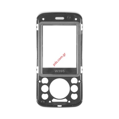 Γνήσιο πλαίσιο πρόσοψης SonyEricsson W395 με το τζαμάκι σε γκρί χρώμα