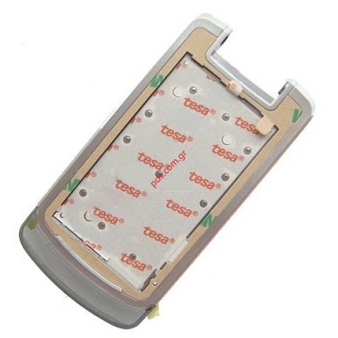Original keypad cover Motorola Gleam EX211 Silver 