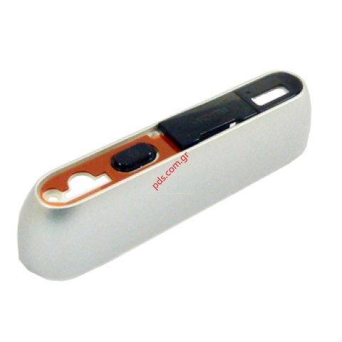 Γνήσιο πλαστικό κάλυμα  πάνω  Nokia E7-00  Silver/white