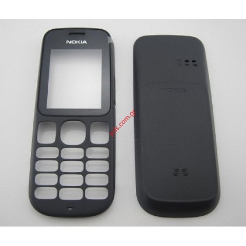 Γνήσιο σετ πρόσοψης Nokia 101 Black σε μαύρο χρώμα.