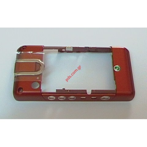 Γνήσιo SonyEricsson W995 πίσω πλαίσιο σε κόκκινο χρώμα Γνήσιo SonyEricsson W995 πίσω πλαίσιο σε κόκκινο χρώμα