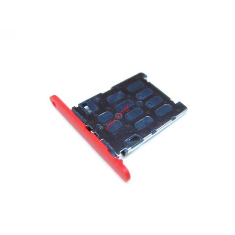 Γνήσιο θυρίδα SIM Card Tray Nokia Lumia 720 Red
