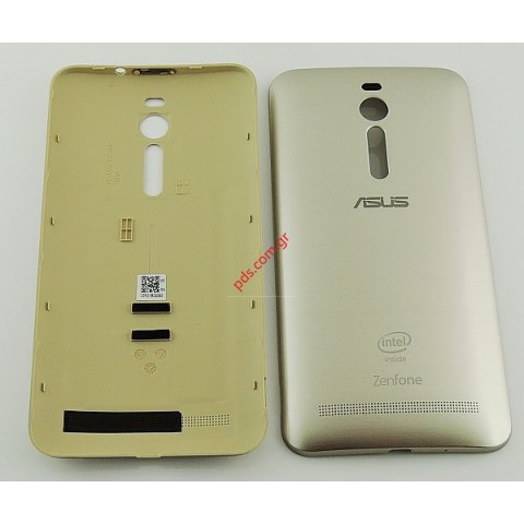 Καπάκι μπαταρίας Asus Zenfone 2 (5.0 INCH) Gold σε χρυσό χρώμα με τα πλαινά πλήκτρα 