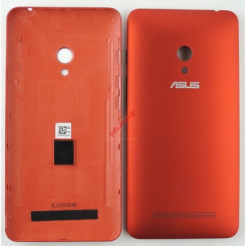 Καπάκι μπαταρίας Asus Zenfone 5 Red σε κόκκινο χρώμα με τα πλαινά πλήκτρα 