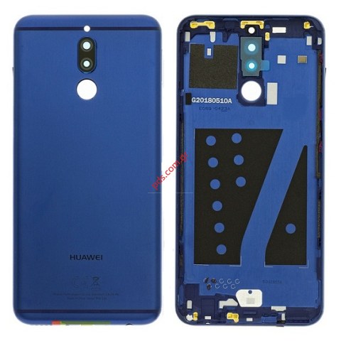 Καπάκι μπαταρίας COPY Blue Huawei Mate 10 Lite Dual Sim (RNE-L21) Battery Cover (NO Fingerprint Button) σε μπλέ χρώμα