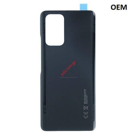 Καπάκι Μπαταρίας για Xiaomi Redmi Note 10 Pro 4G Grey Black Γκρι OEM Type A Bulk Καπάκι Μπαταρίας για Xiaomi Redmi Note 10 Pro 4G Grey Black Γκρι OEM Type A Bulk