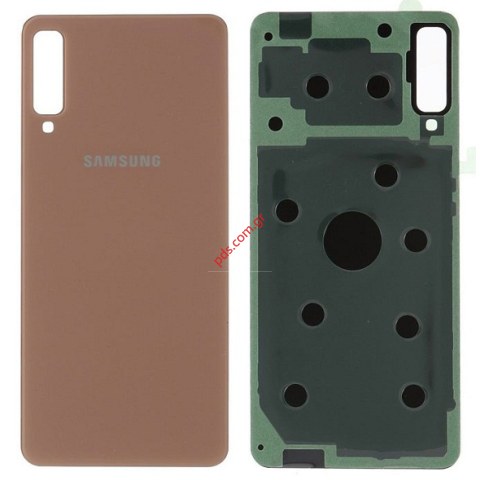 Καπάκι μπαταρίας Gold Samsung Galaxy A7 2018 SM-A750F (H.Q) σε χρυσό χρώμα (ΧΩΡΙΣ ΕΞΑΡΤΗΜΑΤΑ) EMPTY