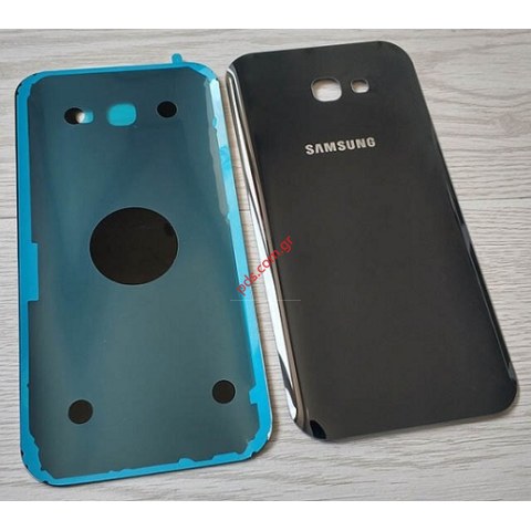 Καπάκι μπαταρίας H.Q Black Samsung Galaxy A3 (2017) SM-A320F Back Cover σε μαύρο χρώμα