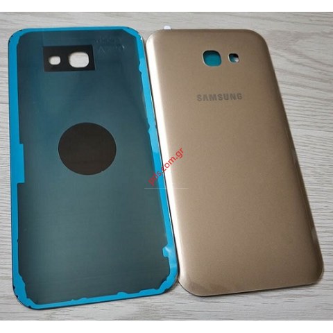 Καπάκι μπαταρίας H.Q Gold Samsung Galaxy A3 (2017) SM-A320F Back Cover σε χρυσό χρώμα