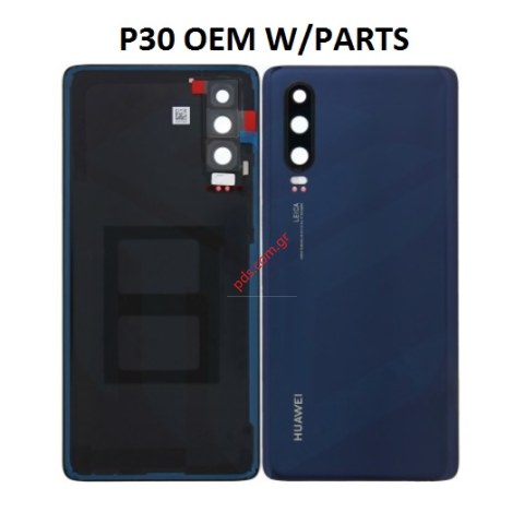 Καπάκι μπαταρίας Huawei P30 (ELE-L29) Black OEM W/PARTS σε μαύρο χρώμα με εξαρτήματα (W/PARTS) Καπάκι μπαταρίας Huawei P30 (ELE-L29) Black OEM W/PARTS σε μαύρο χρώμα με εξαρτήματα (W/PARTS)
