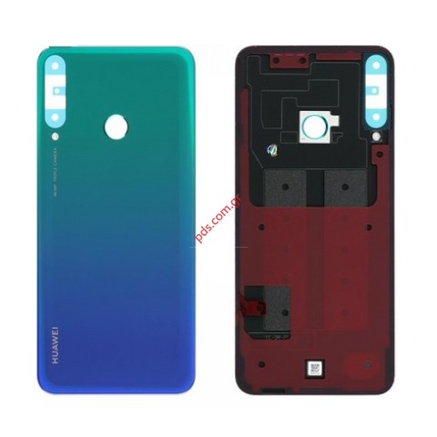 Καπάκι μπαταρίας Huawei P40 Lite E (ART-L29) H.Q Aurora Blue σε μπλέ χρώμα Καπάκι μπαταρίας Huawei P40 Lite E (ART-L29) H.Q Aurora Blue σε μπλέ χρώμα