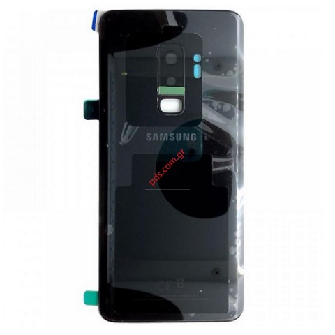 Καπάκι μπαταρίας (OEM) Black Samsung SM-G965F Galaxy S9 Plus, Galaxy S9+ (W/PARTS/ΜΕ ΕΞΑΡΤΗΜΑΤΑ)