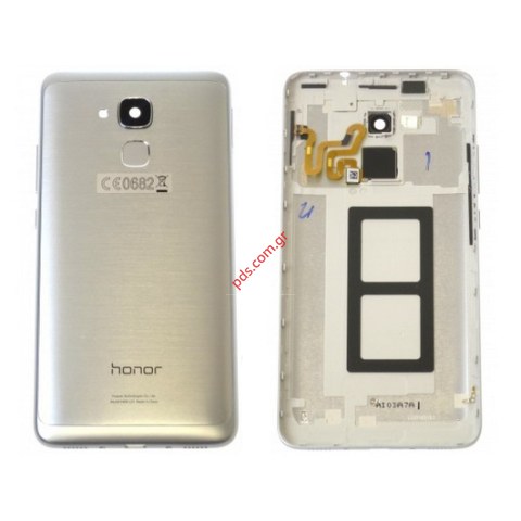 Καπάκι μπαταρίας (OEM) Grey Huawei Honor 7 Lite (NEM-L51) σε γκρί χρώμα