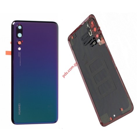 Καπάκι μπαταρίας OEM Huawei P20 Pro (CLT-L29) Twilight Blue σε μπλέ χρώμα (ΠΕΡΙΛΑΜΒΑΝΕΙ ΟΛΑ ΤΑ ΕΞΑΡΤΗΜΑΤΑ) ΕΞΑΝΤΛΗΘΗΚΑΝ