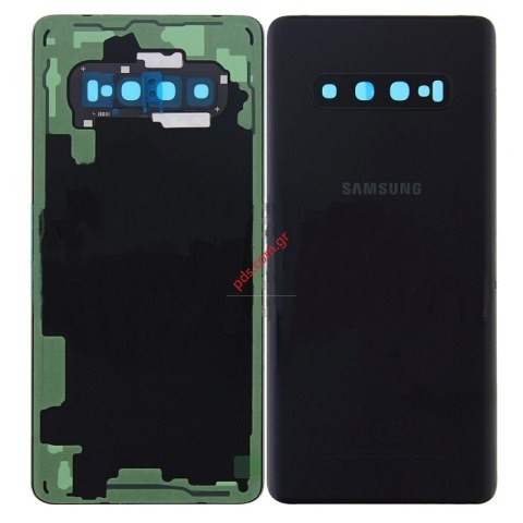 Καπάκι μπαταρίας (OEM) Prism Black Samsung G975 Galaxy S10 Plus σε μαύρο χρώμα (WITH CAMERA GLASS) Καπάκι μπαταρίας (OEM) Prism Black Samsung G975 Galaxy S10 Plus σε μαύρο χρώμα (WITH CAMERA GLASS)