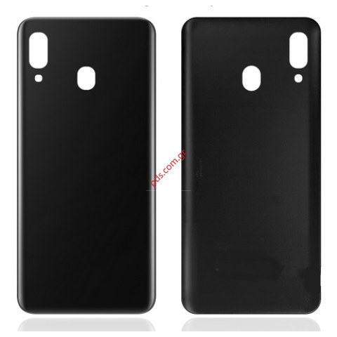 Καπάκι μπαταρίας (OEM) Samsung A205F Galaxy A20 Black σε μαύρο χρώμα