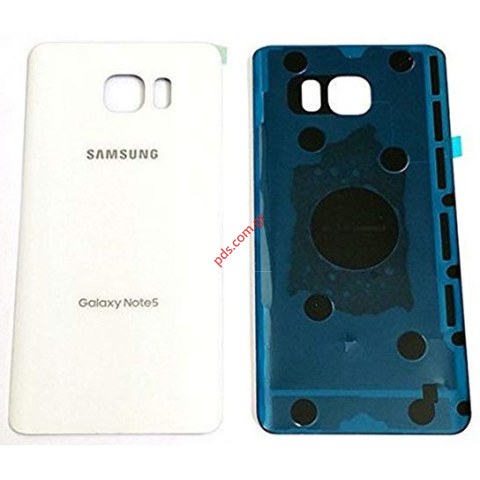 Kαπάκι μπαταρίας (OEM) Samsung Galaxy Note 5 SM-N920F White σε λευκό χρώμα Kαπάκι μπαταρίας (OEM) Samsung Galaxy Note 5 SM-N920F White σε λευκό χρώμα