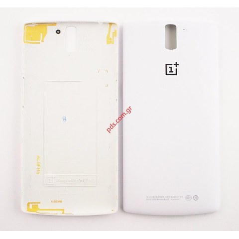 Καπάκι μπαταρίας OnePlus One white (χωρίς NFC) σε άσπρο χρώμα