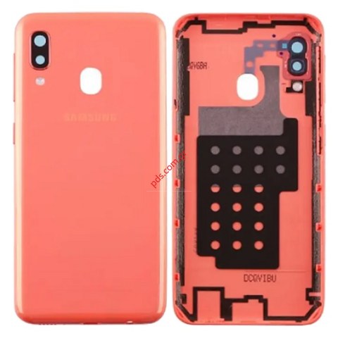 Καπάκι μπαταρίας Samsung A202F Galaxy A20e OEM Orange (NO PARTS) σε πορτοκάλι χρώμα